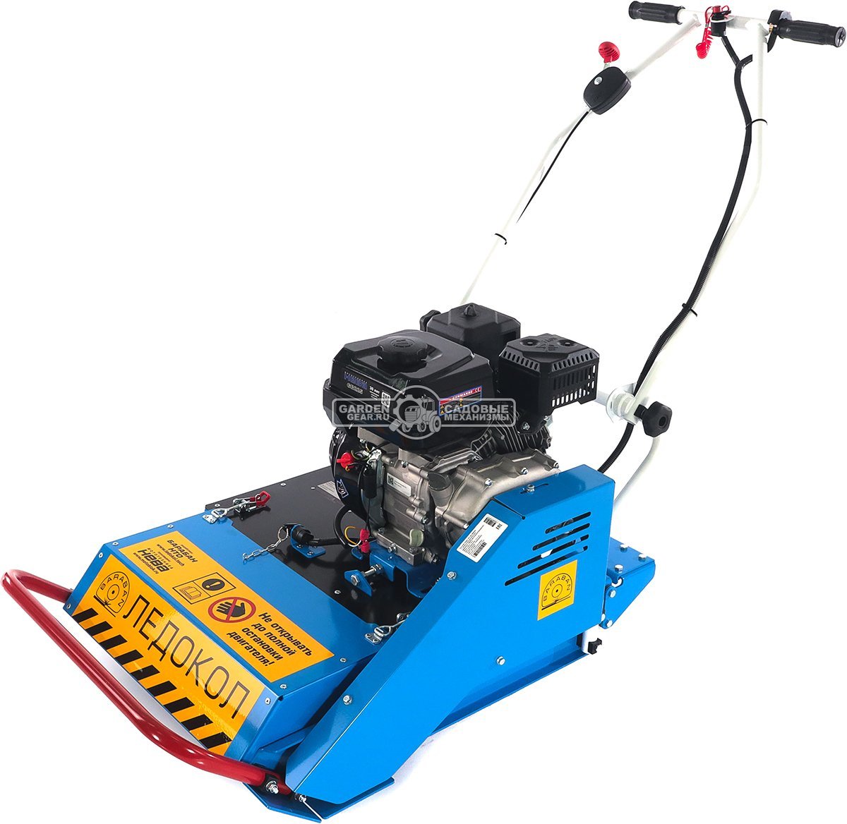 Ледокол тротуарный Нева ЛК1-ZS универсальный V4.6 (RUS, 45 см, Zongshen, 225 см3, элементы 10 грубой + 120 деликатной очистки, 78 кг.)