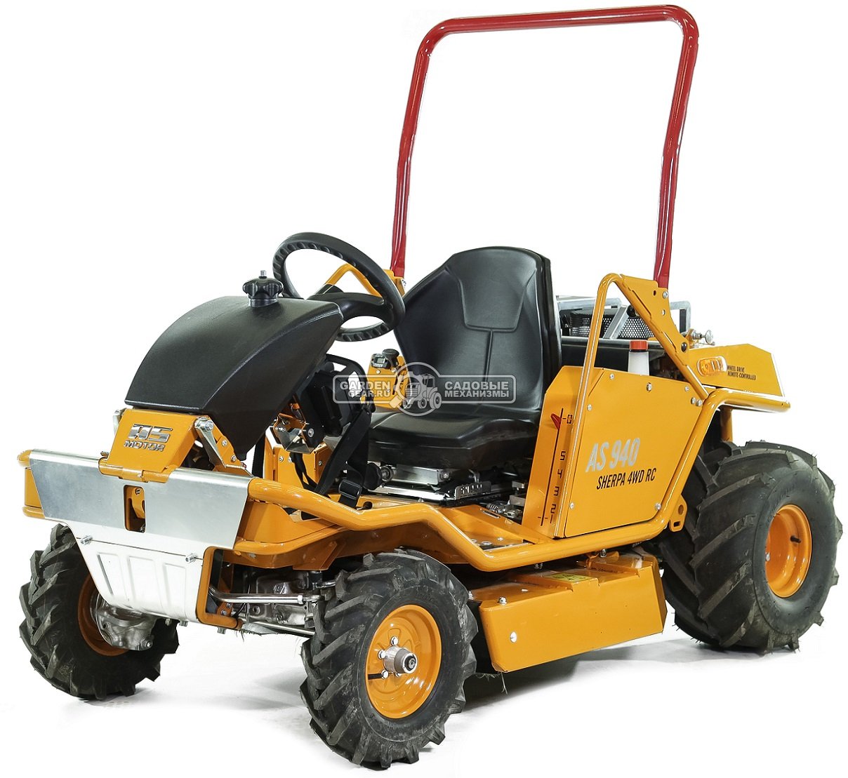 Садовый трактор для высокой травы и работы на склонах AS-Motor 940 Sherpa 4WD RC (GER, 90 см, B&S Pro, 724 см3, дифференциал, 325 кг.)