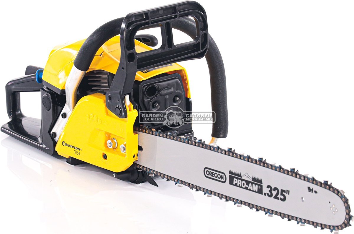 Бензопила Champion 254 18" Pro (PRC, 54 см3, 2.5 кВт/3.4 л.с., 0.325"-1.5-72E, 5.1 кг)