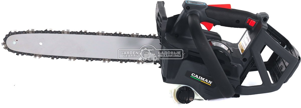 Пила аккумуляторная цепная Caiman ENO CSTi14 14" с АКБ B6040 и ЗУ C6025 (RUS, BL 60В, Standart Connect, 3/8"-1.1-52E, 2,0 кг.)