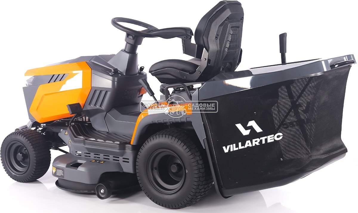Садовый трактор Villartec MR2308H (PRC, Loncin V-Twin 708 куб.см., LED дисплей, гидростатика, травосборник 320 л, ширина кошения 108 см, 237 кг)