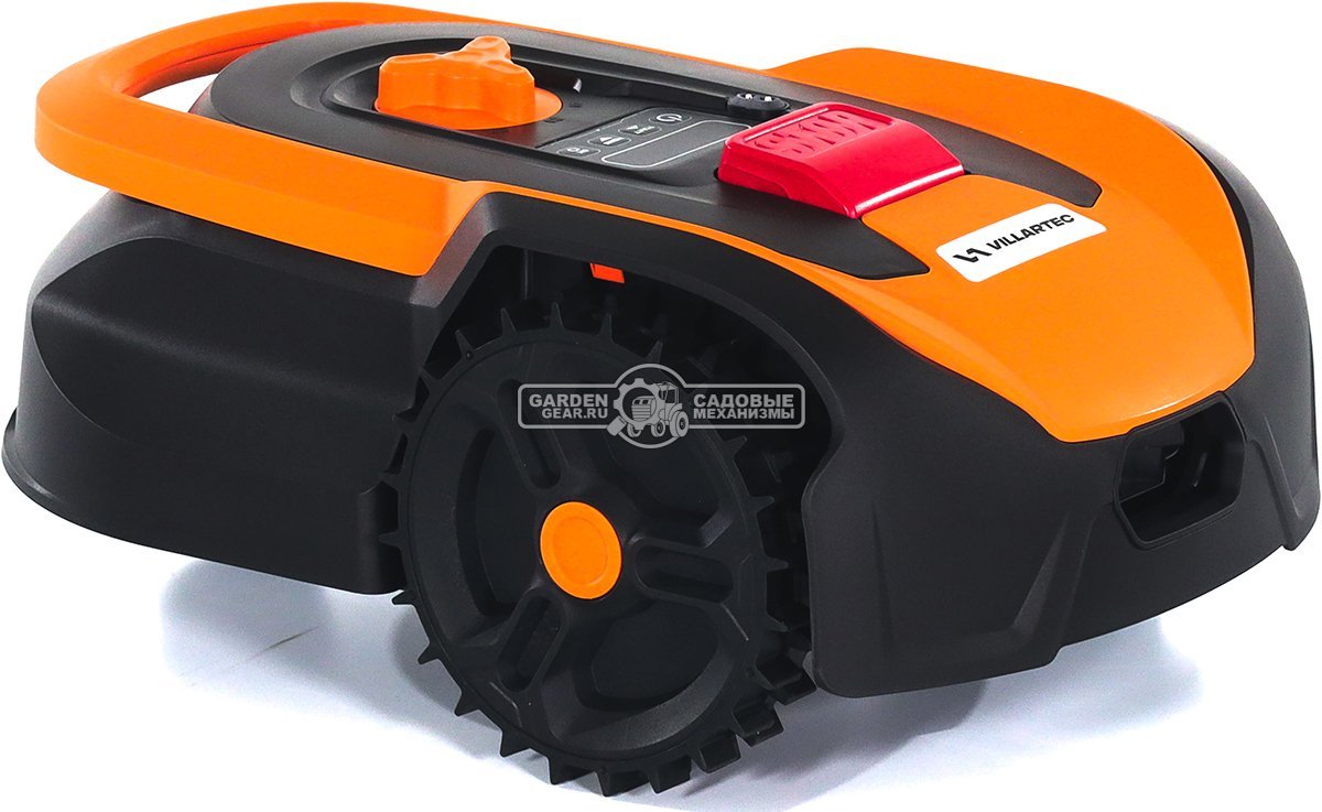 Газонокосилка робот Villartec MI 302 (площадь газона до 400 м2, 16 см, 20 В, 2.0 А/ч)