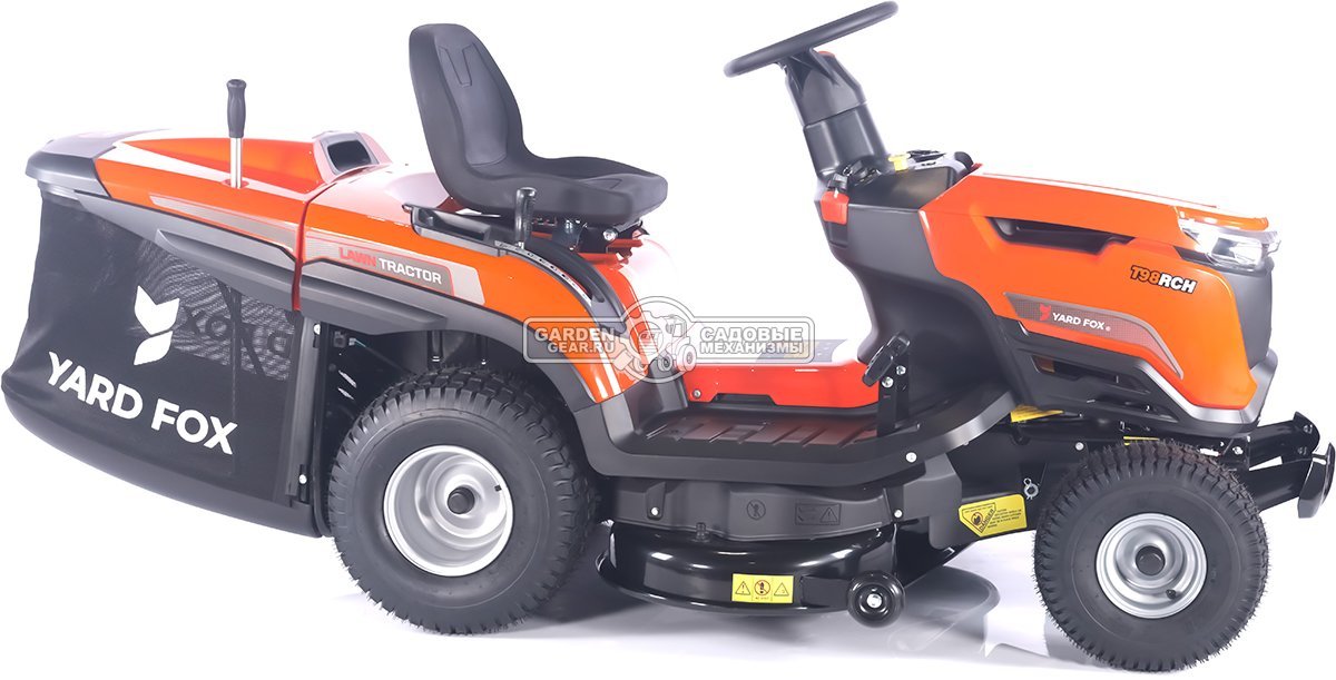 Садовый трактор Yard Fox Optima T 98 RСH (PRC, Loncin 452 куб.см., гидростатика, травосборник 260 л, ширина кошения 98 см, 200 кг)