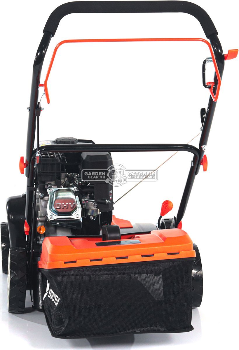 Вертикуттер - аэратор бензиновый Yard Fox 38VP (PRC, 38 см, 196 см3, ножи + пружины, 45 л, 32 кг)