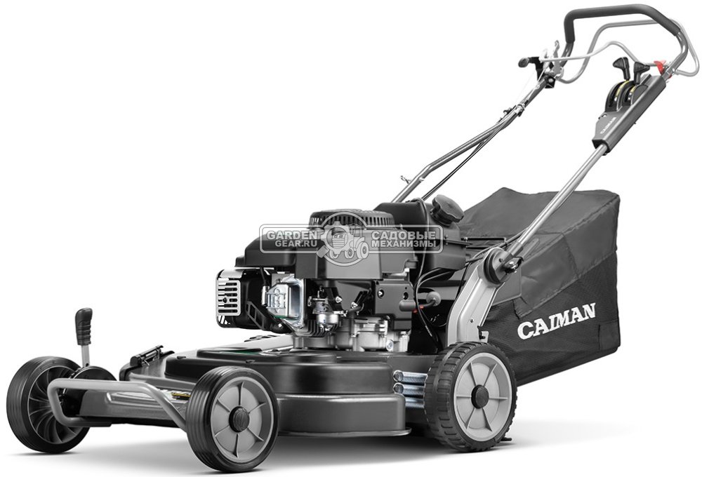 Газонокосилка бензиновая Caiman Twino 80CV (RUS, 77 см, Caiman Green Engine, 300 см3, 90 л, 3 вперед, 4 в 1, 98 кг)