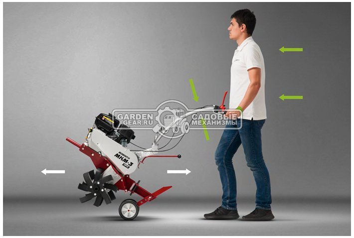 Культиватор Мобил К МКМ-Мини Премиум (RUS, Мобил К, 98 куб.см., 60 см., реверс, 40 кг.)