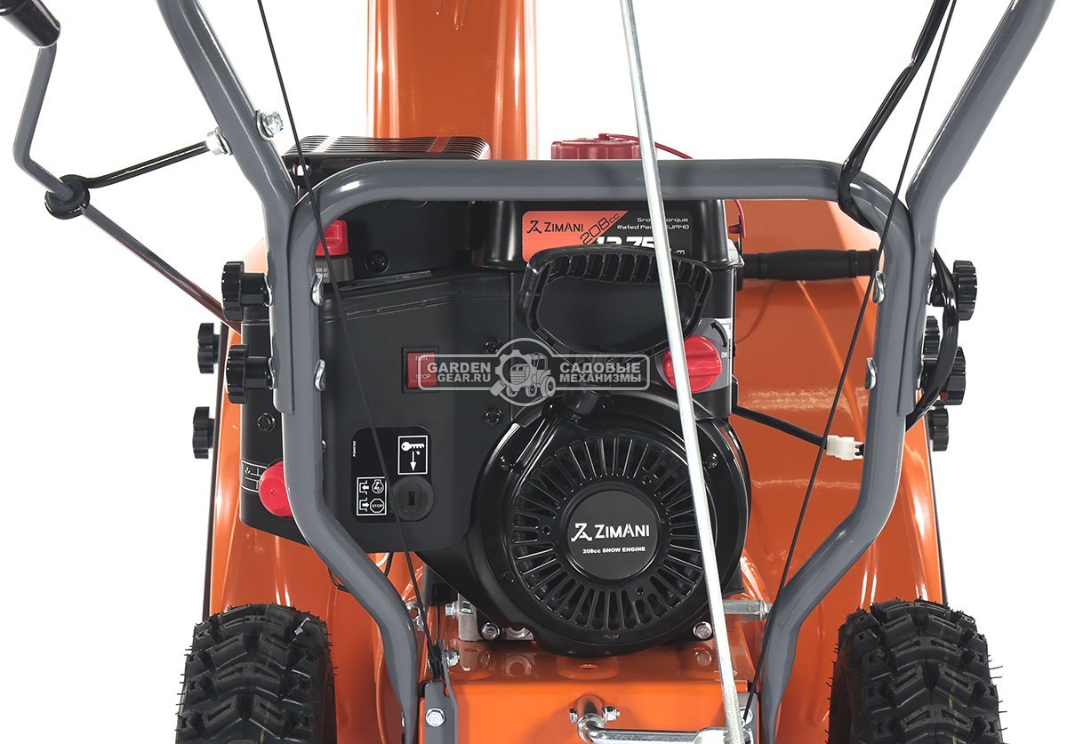 Снегоуборщик ZimAni ST124 (PRC, 61 см, LCT Storm Force 208 куб.см., фара, скорости 6/2, 76 кг)