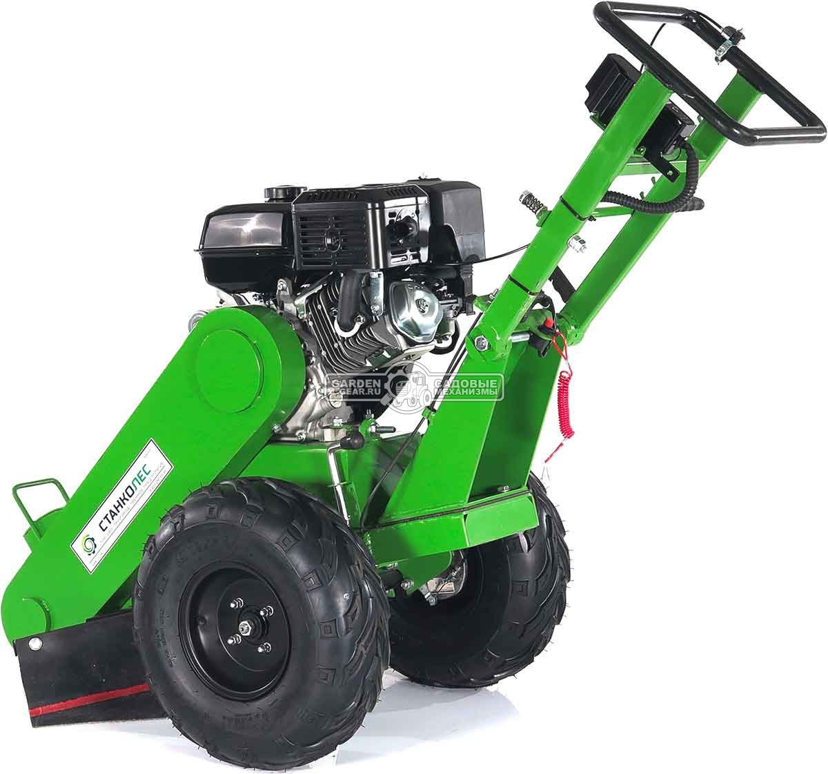 Измельчитель пней Дровосек ИП350 (RUS, 420 см3, диаметр фрезы 340 мм, 150 кг)