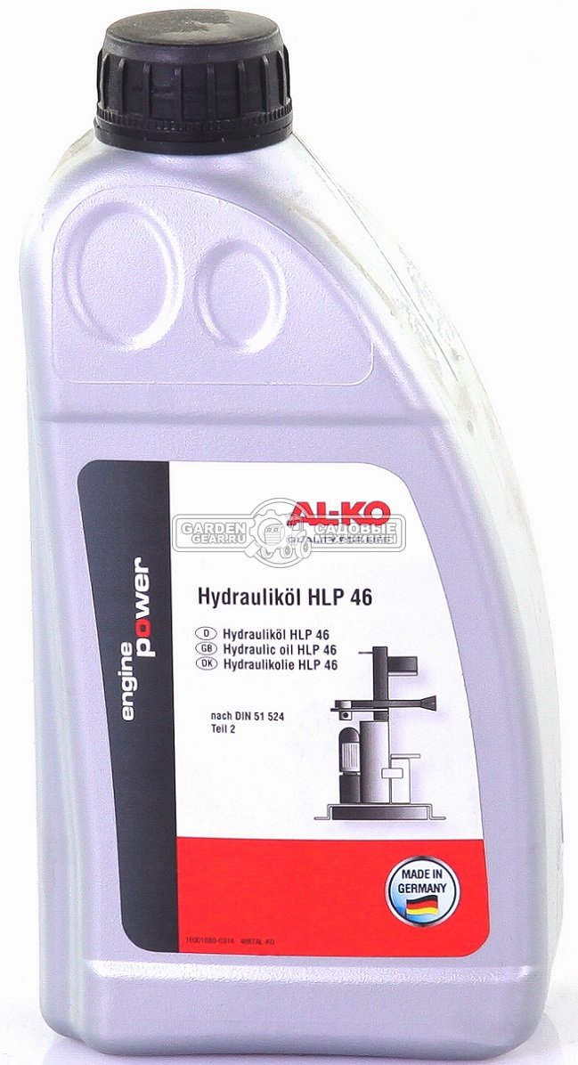 Масло Al-ko HLP 46 гидравлическое для дровоколов 1 л.