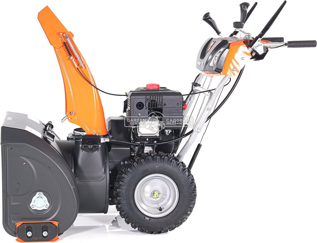 Снегоуборщик Yard Fox 6654E Optima (PRC, 66 см, Loncin, 252 см3, эл/стартер 220В, фара, подогрев рукояток, скорости 6/2, 102 кг)