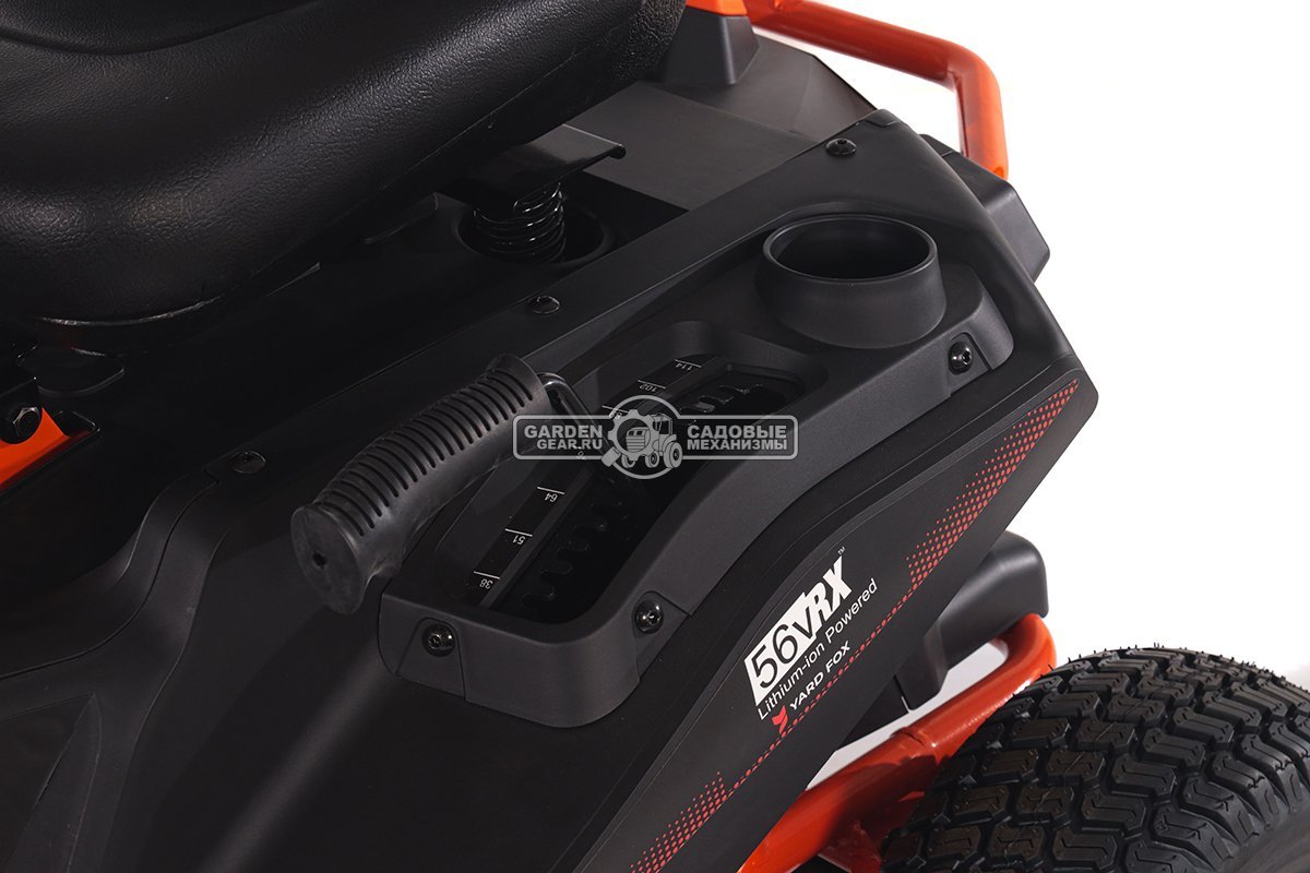 Садовый минирайдер Yard Fox T 96 SB аккумуляторный (PRC, 56В, 50 Ач LFP/Li-ion, 96 см, LED фара, мульчирование, 210 кг)