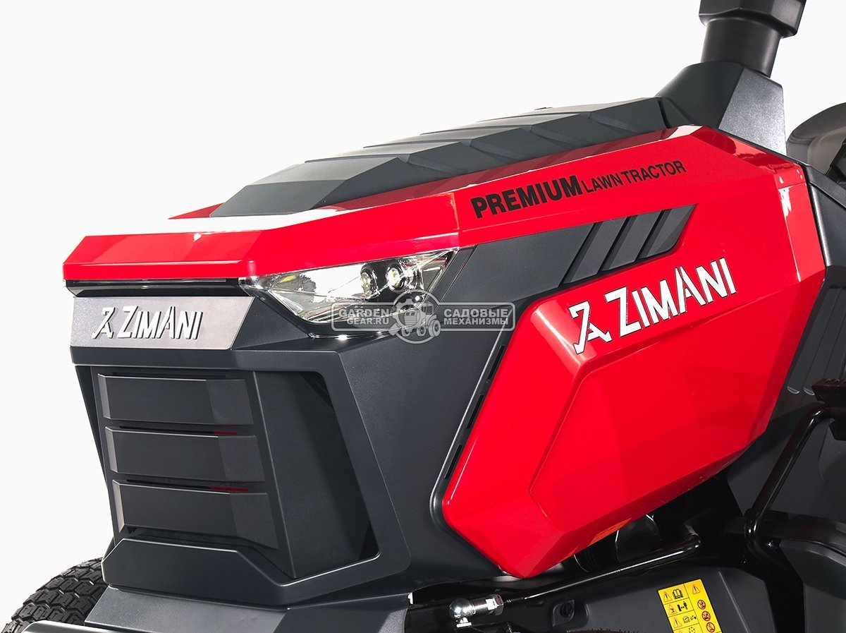 Садовый трактор ZimAni TC97HL (PRC, Loncin 452 куб.см., гидростатика, травосборник 320 л, ширина кошения 97 см, LED панель, 190 кг)