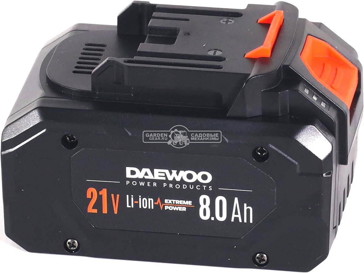 Аккумулятор Daewoo DABT 8221Li (PRC, Li-Ion, 21В, 8.0 А/ч, 0.92 кг, элементы 21700)