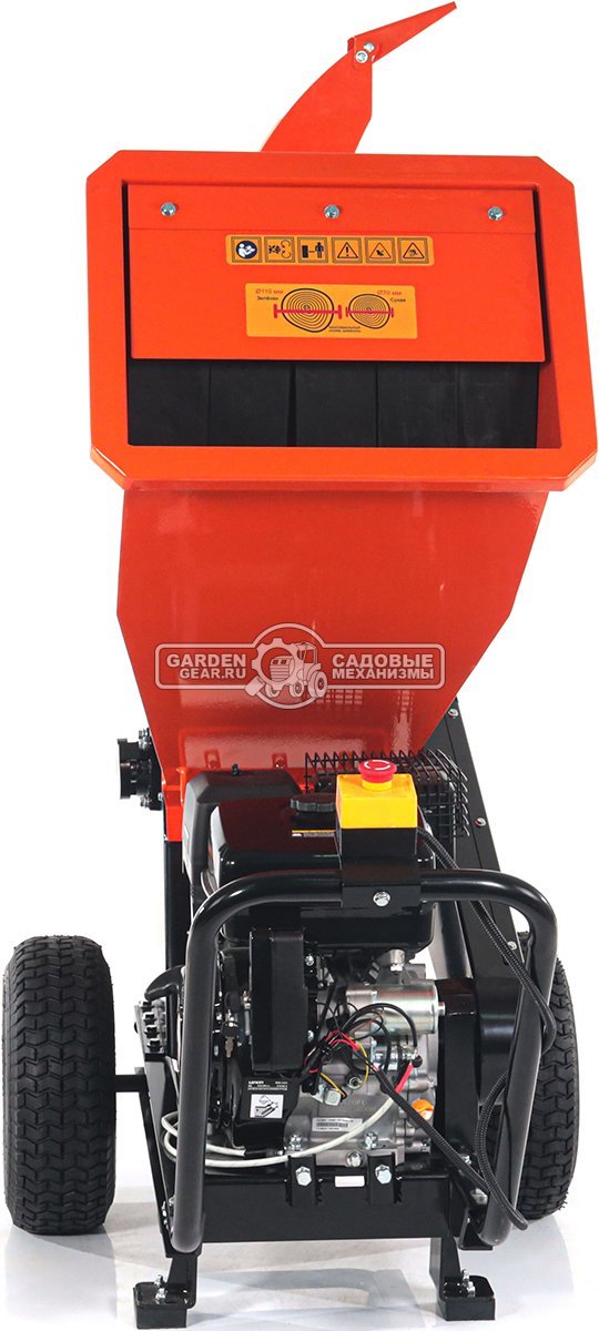 Садовый измельчитель веток бензиновый Yard Fox Pro 110SP (PRC, Loncin, 420 см3, эл/стартер, ветки до 110 мм, 110 кг)