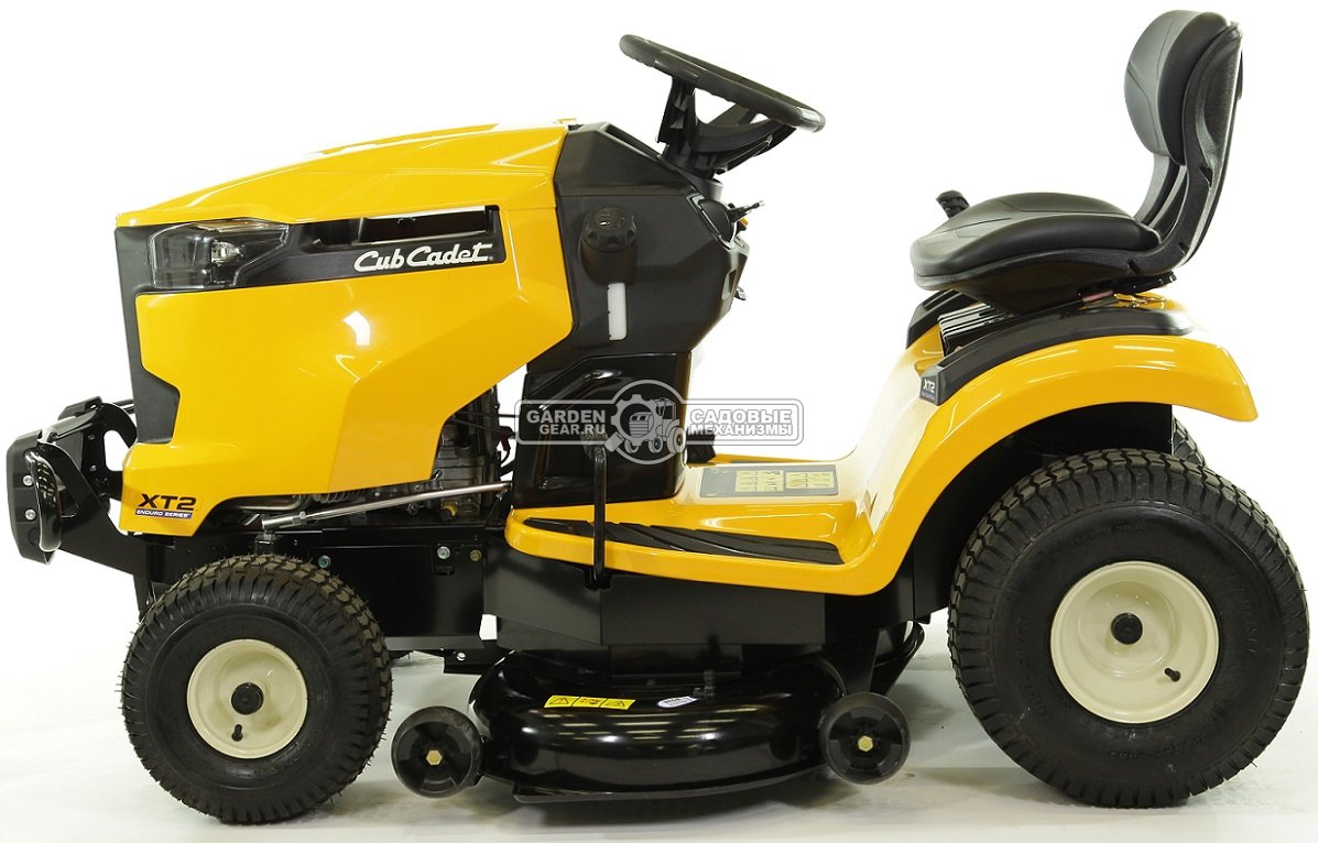 Садовый трактор Cub Cadet XT2 PS107 (USA, Kawasaki, V-Twin, 603 куб.см., гидростатика, боковой выброс, ширина кошения 107 см., 210 кг.)