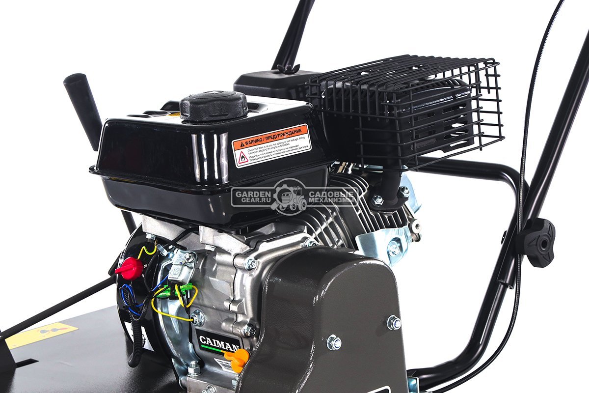 Вертикуттер - аэратор бензиновый Caiman Edgar 60CL (RUS, Caiman Engine, 196 куб.см., сталь, 46 см., 58 кг.)
