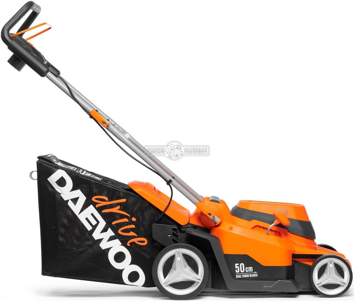 Газонокосилка электрическая Daewoo DLM 2500E (PRC, 2500 Вт, 50 см, ABS пластик, мульчирование, 60 л, 18.2 кг)