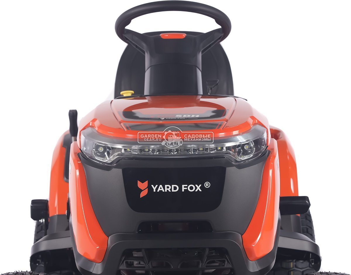 Садовый трактор Yard Fox Optima T 108 SDH (PRC, Loncin V-Twin 586 куб.см., гидростатика, боковой выброс, ширина кошения 108 см, 200 кг)