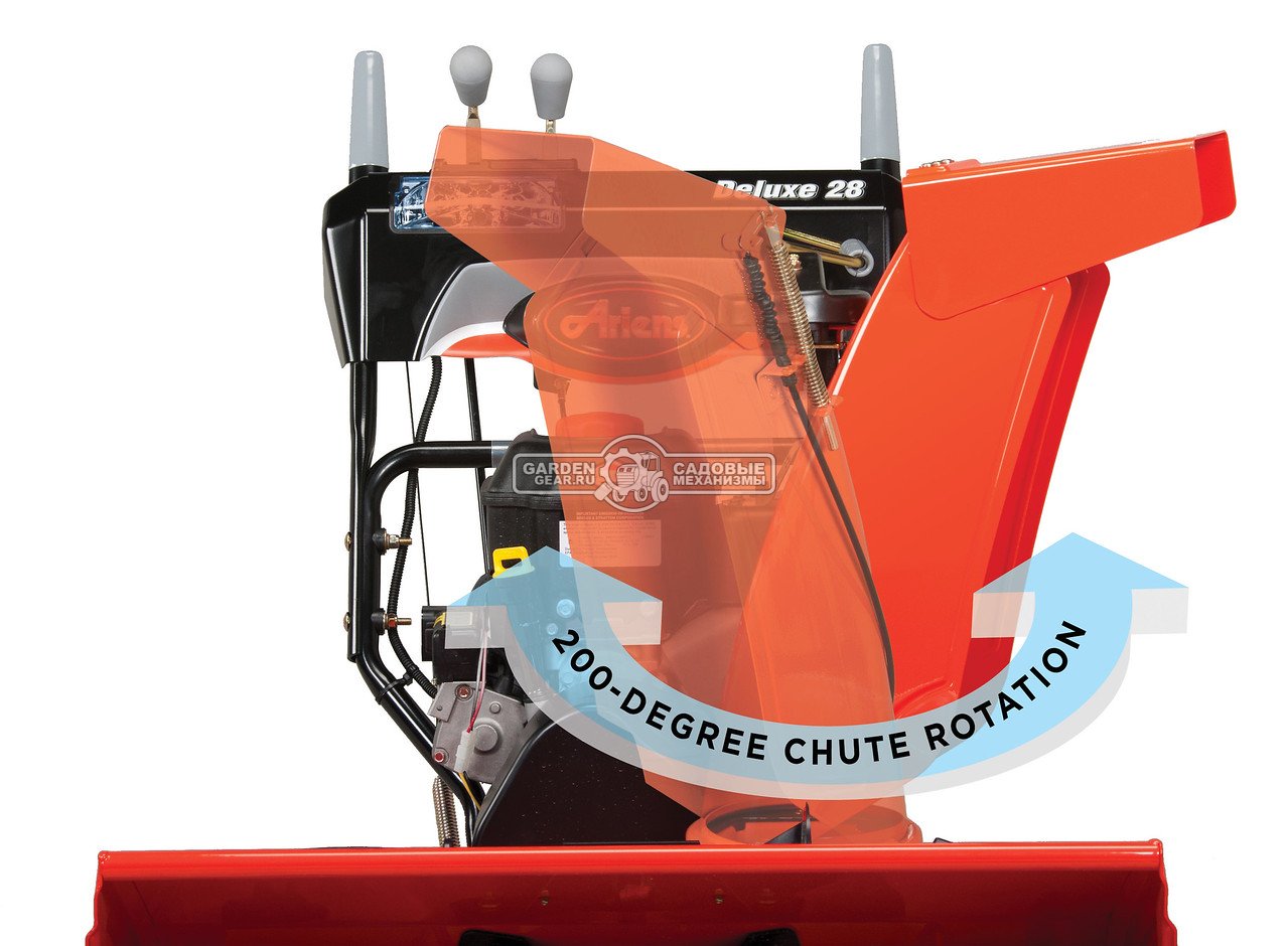 Снегоуборщик Ariens ST 28 DLE Deluxe (USA, 71 см, Ariens AX, 291 см3, эл/стартер 220В, AutoTurn, фара, 117,5 кг)