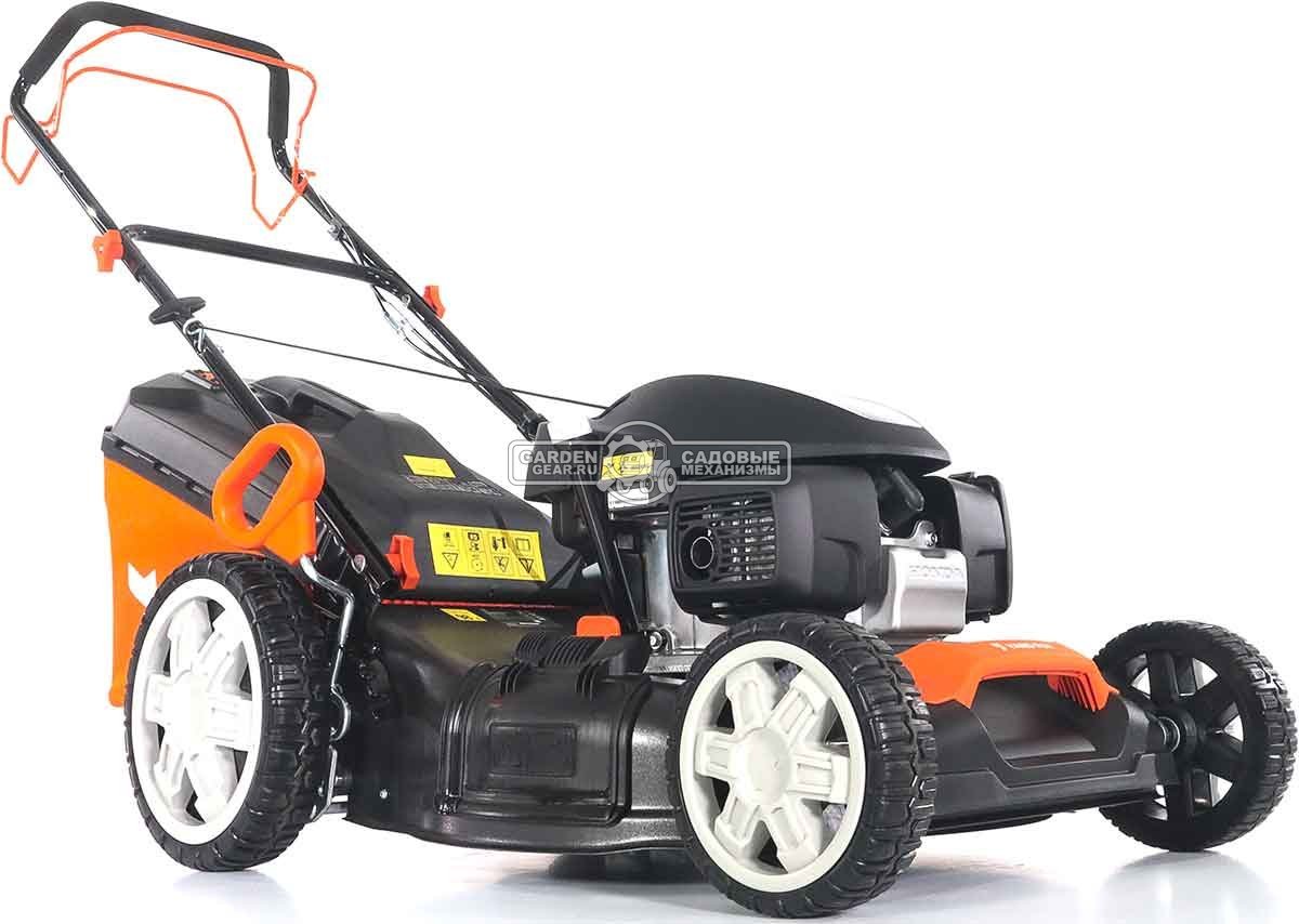 Газонокосилка бензиновая Yard Fox 53SH HW (PRC, 53 см, Honda GCV200, 201 см3, сталь, 3 в 1, 65 л, 33 кг)