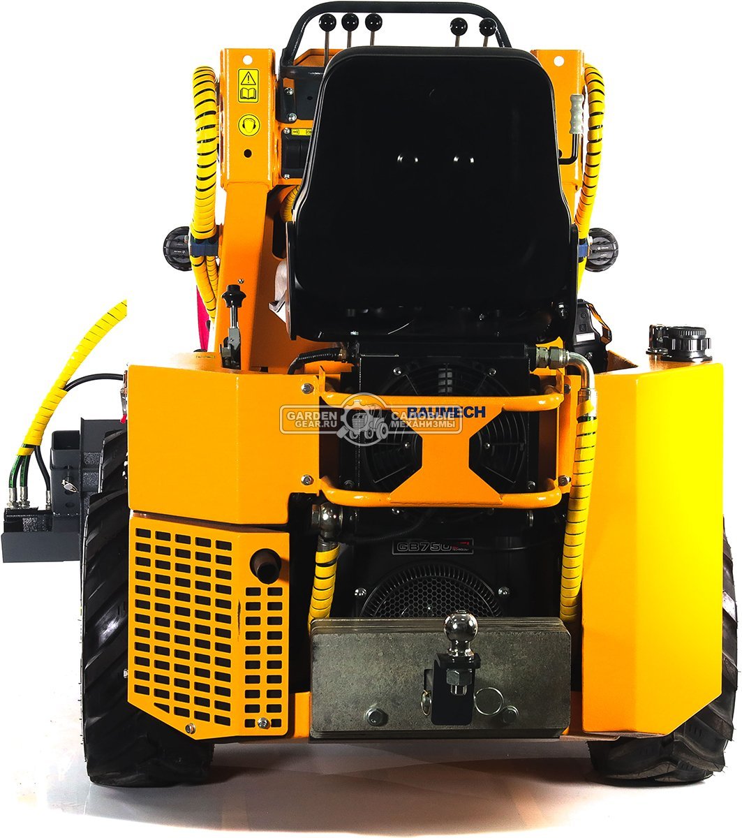 Щетка бункерная Baumech с системой орошения ширина 110 см., объем бункера 100 л., выгрузка гидравлическая, диаметр 400 мм., 180 кг.