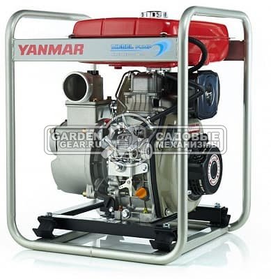 Мотопомпа дизельная Yanmar YDP40STN-E для грязной воды с электрозапуском (JPN, Yanmar, 6.7 л.с., 1300 л/мин, 4&quot;, 25 м, 70 кг)