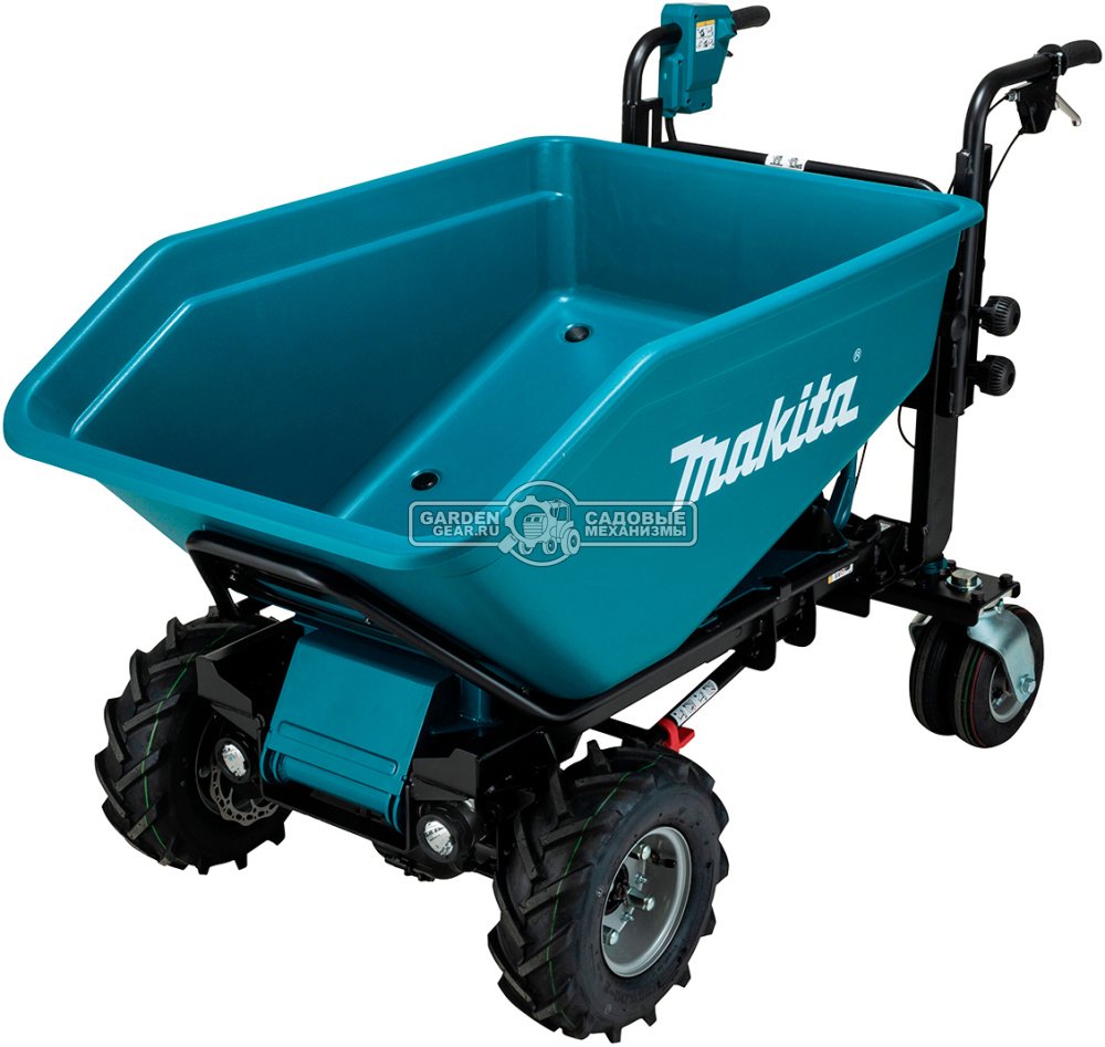 Тачка аккумуляторная самоходная Makita DCU602Z без АКБ и ЗУ (PRC, XGT BL 36В, грузопод. 300 кг, 3 вперед/1 назад, вес 110 кг)