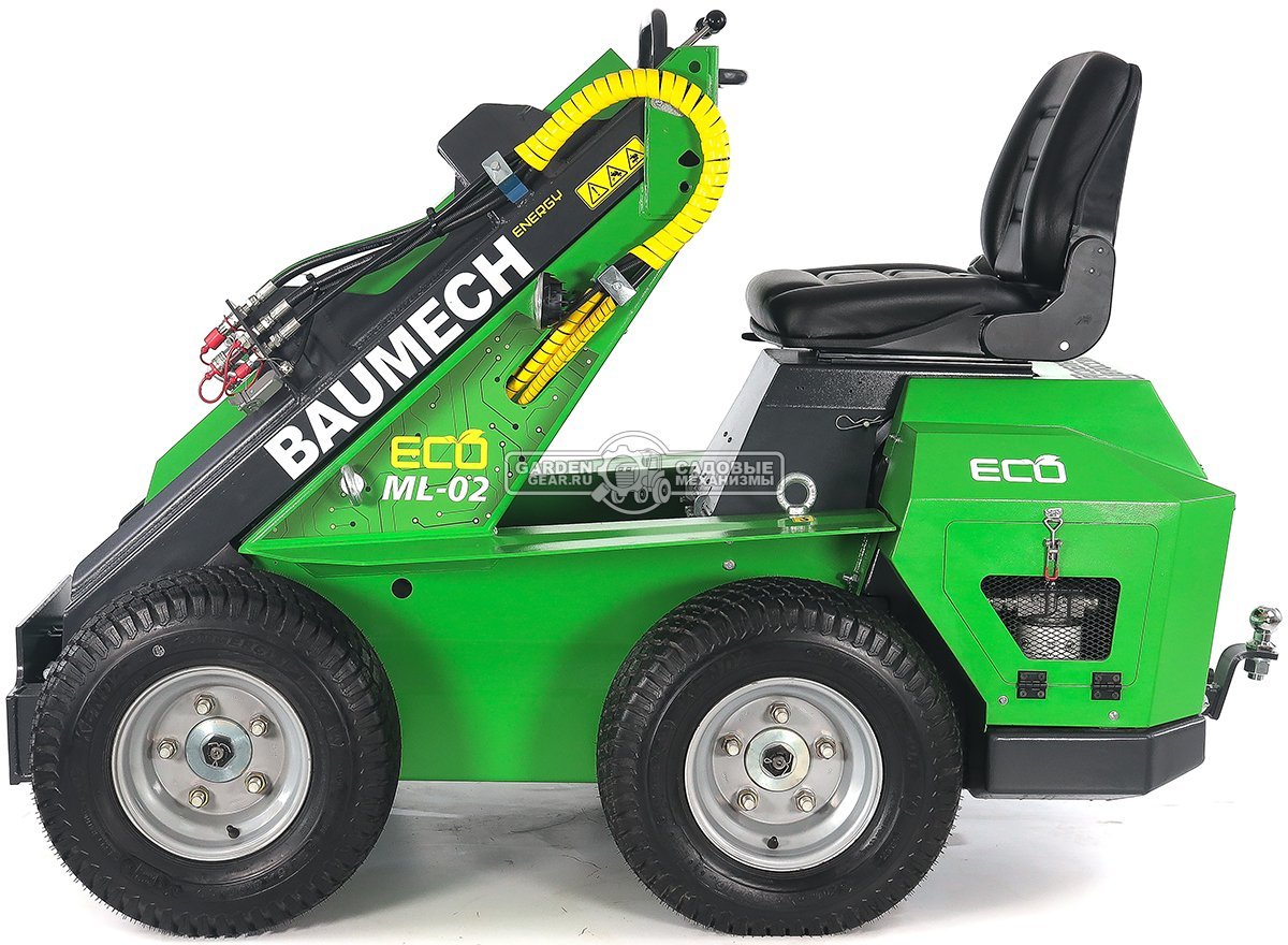 Универсальная машина мини-погрузчик Baumech ML-02 Eco с электродвигателем