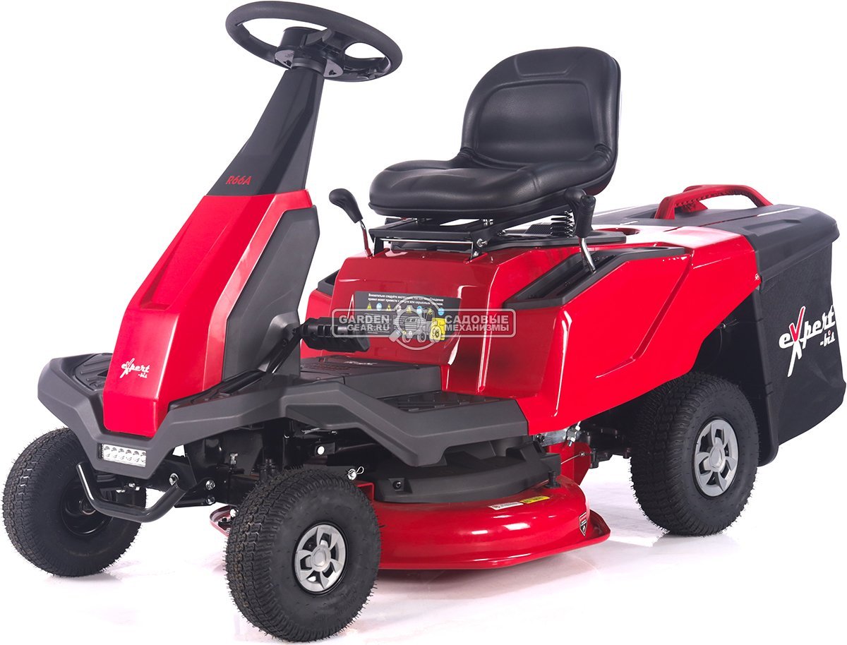 Садовый минирайдер Expert-bis R66A (PRC, 224 куб.см, гидростатика, травосборник 150 л, ширина кошения 66 см, фара, 130 кг)