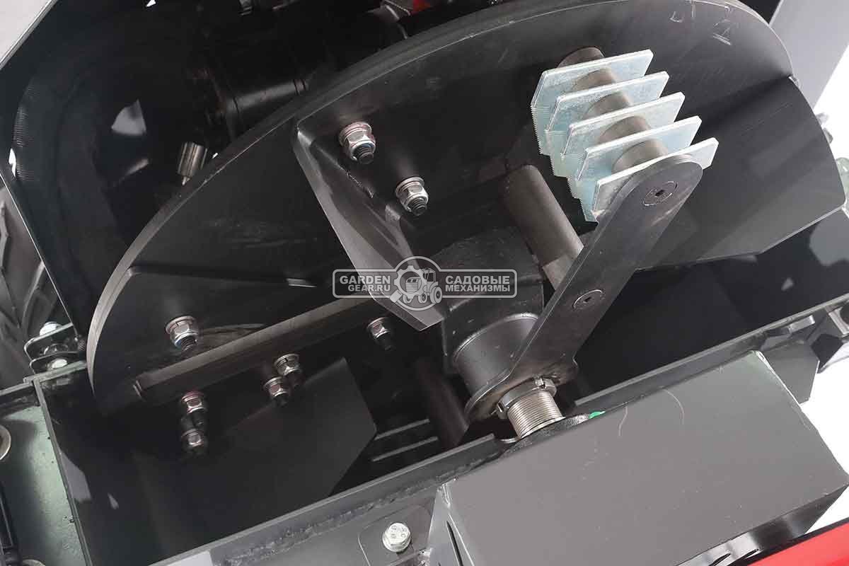 Измельчитель веток ZimAni LS 200 D (PRC, Loncin 764 куб.см., 30 л.с., с эл.старт, вал подачи, дисковый, ветки до 200 мм, одноосный прицеп, 415 кг)