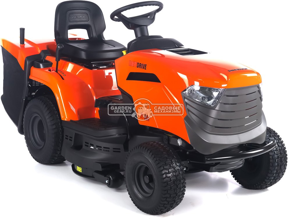 Садовый трактор Daewoo DLT 84M (PRC, Stiga ST400, 414 куб.см., механика, ширина кошения 84 см., травосборник 200 л., мульчирование, 190,5 кг.)