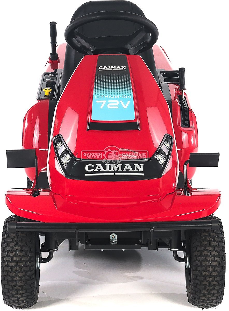 Садовый минирайдер Caiman Rido 84i аккумуляторный (RUS, 80 см., Li-Ion 72В /18 Ач, травосборник 150 л., 173 кг.)