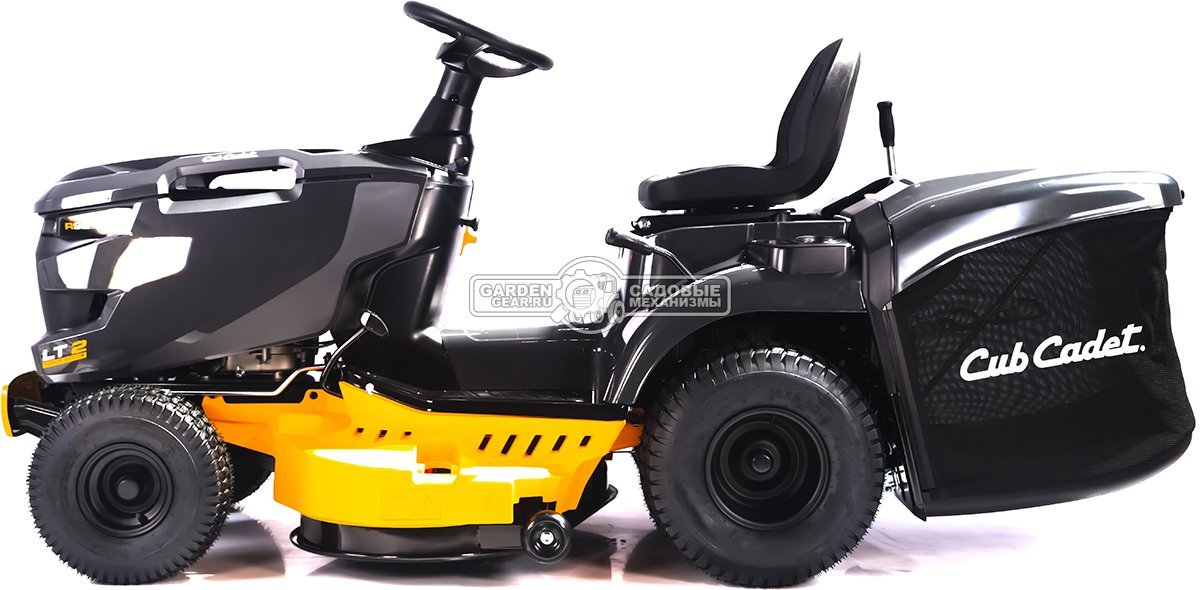 Садовый трактор Cub Cadet LT2 R92 (PRC, Cub Cadet, 547 куб.см., гидростатика, травосборник 245 л, ширина кошения 92 см, 198 кг)