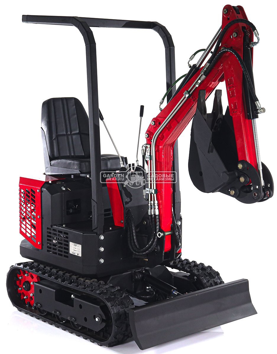 Гусеничный полноповоротный экскаватор RED LC-01 Lifan 15 л.с., глубина копания 1,6 м., 771 кг.