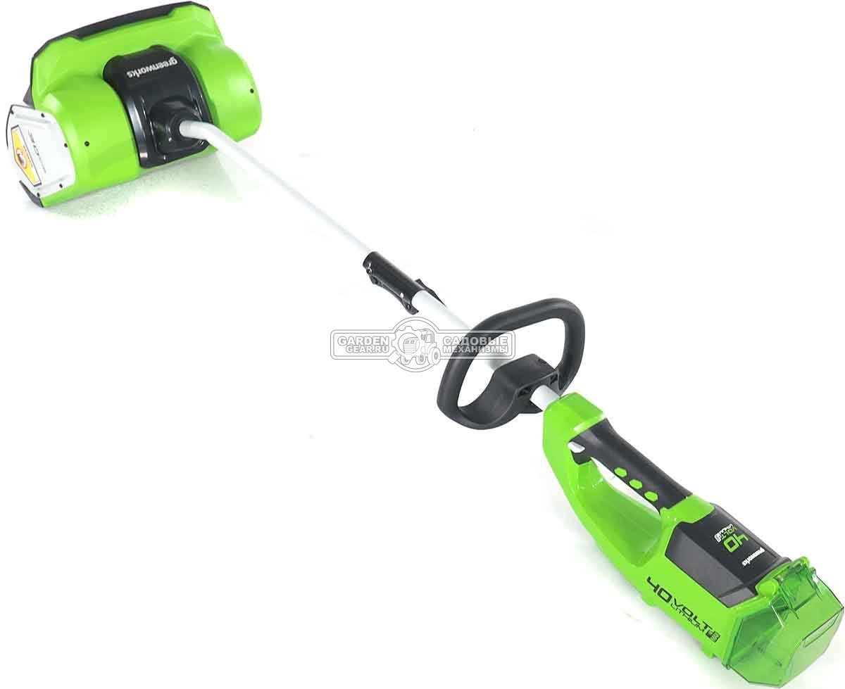 Снегоуборщик аккумуляторный / лопата GreenWorks GD40SS30 с АКБ 4 А/ч и ЗУ (PRC, BL 40В, ширина 30 см, 7 кг)