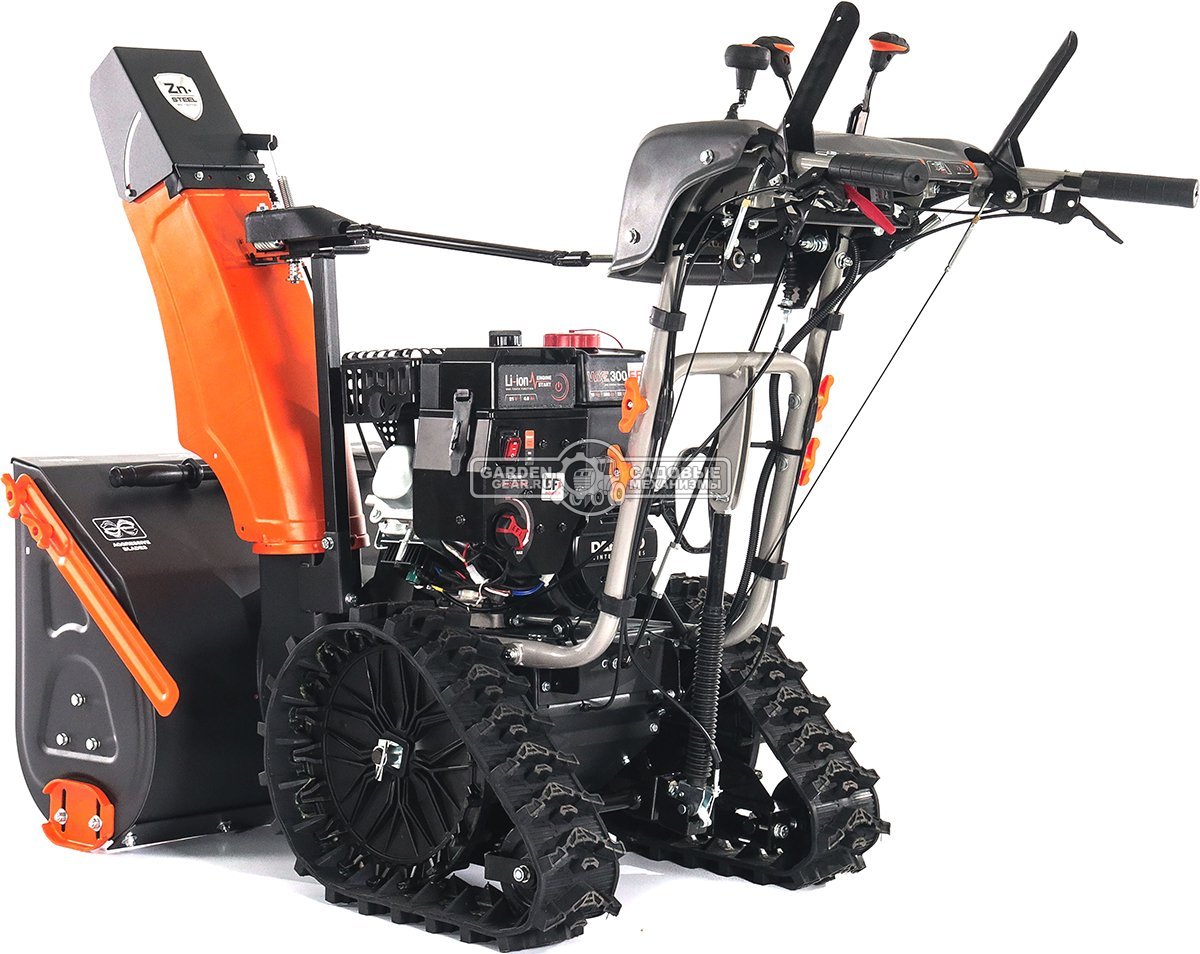 Снегоуборщик Daewoo DAST 427 (EFI) гусеничный (PRC, 68 см, Daewoo WXE 300 EFI, 260 см3, запуск от аккумулятора, фара, гусеницы Arctic track, 120 кг.)