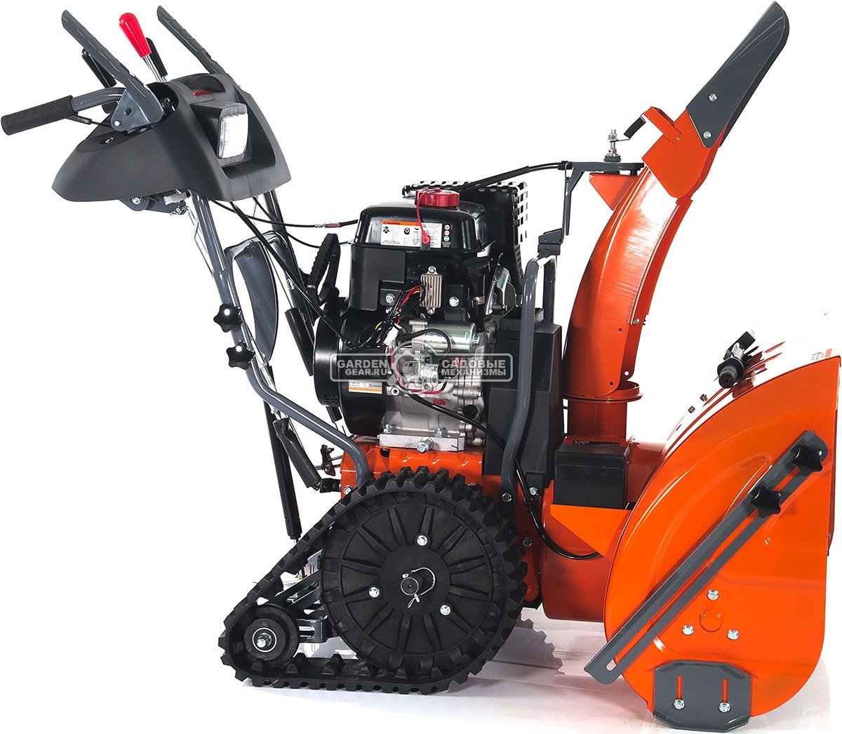 Снегоуборщик ZimAni ST430 RapidTraсk Quattro Auger (PRC, 76 см, LCT Snow Storm 414 см3, эл/стартер от АКБ, фара, AutoTurn, скорости 6/2, 124,5 кг.)