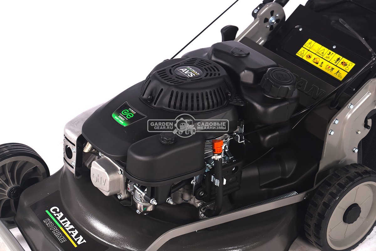 Газонокосилка бензиновая Caiman IXO Prime 55CLV (RUS, 53 см, Caiman Green Engine, 224 см3, сталь, кардан, 4 в 1, 70 л, 49,5 кг.)