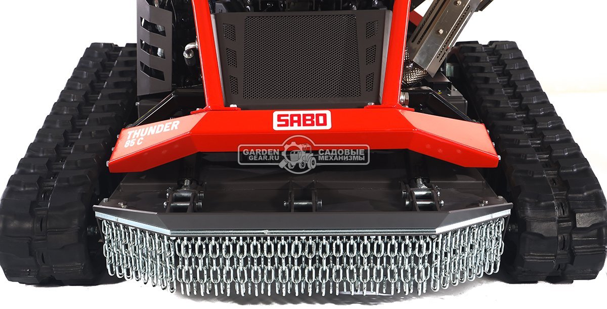 Робот газонокосилка для кошения склонов SABO THUNDER 85 C с дистанционным управлением (GER, 85 см., Honda iGXV 700 EFI, 699 куб.см., 580 кг.)