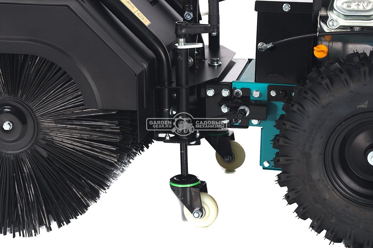 Подметальная машина Steviman SW-62 (PRC, 7.0 л.с.,Loncin 212 см3, скорости 6/2, шир. 62 см., диам. 42 см., топл.бак 3,0 л., колеса 13", 72 кг)