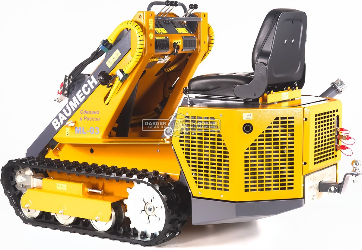 Универсальная машина мини-погрузчик Baumech ML-03 Pro с двигателем Zongshen GB750 V-Twin карбюратор
