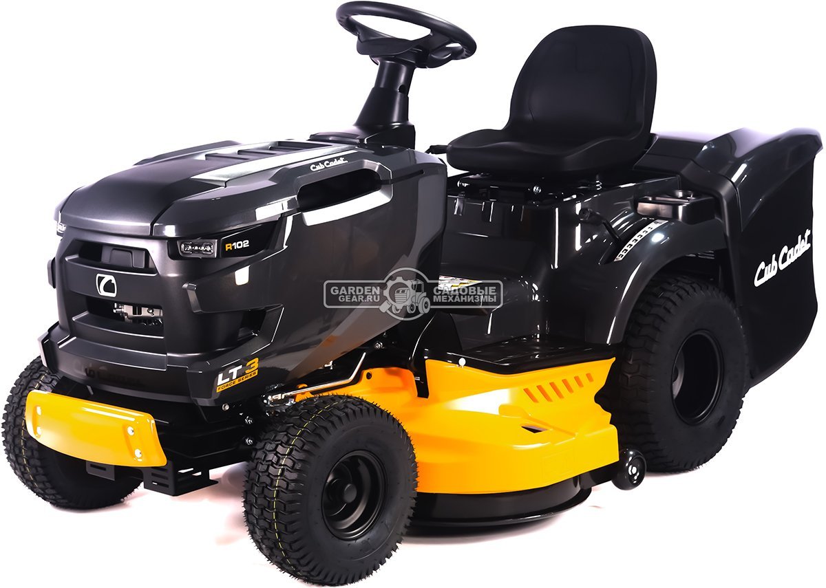 Садовый трактор Cub Cadet LT3 R102 (PRC, Cub Cadet V-Twin, 679 куб.см., гидростатика, травосборник 245 л, ширина кошения 102 см, 211 кг)