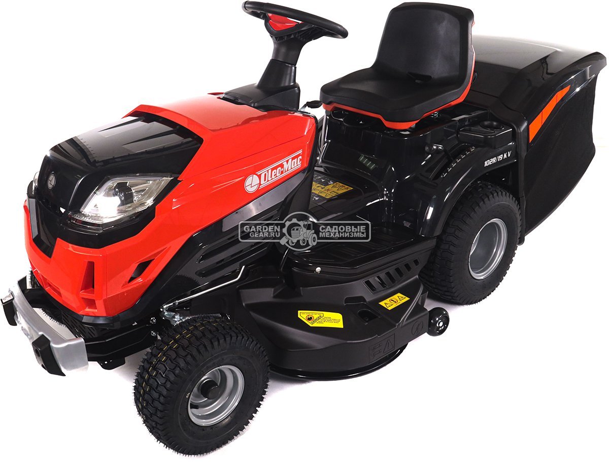 Садовый трактор Oleo-Mac OM 102R/19 KV (PRC, Emak K 1900 V-Twin, 586 см3, 102 см., гидростатика, травосборник 300 л., 198 кг.)