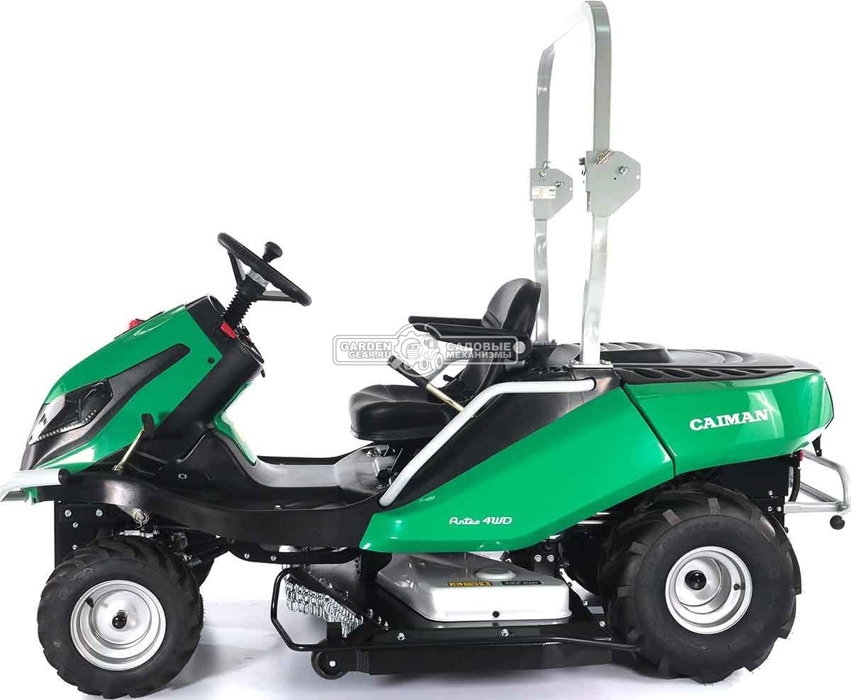 Садовый трактор для высокой травы и работы на склонах Caiman Anteo 4WD 137D2K (CZE, Kawasaki FS730 V-Twin, 726 куб.см., 132 см, дифференциал, 427 кг.)