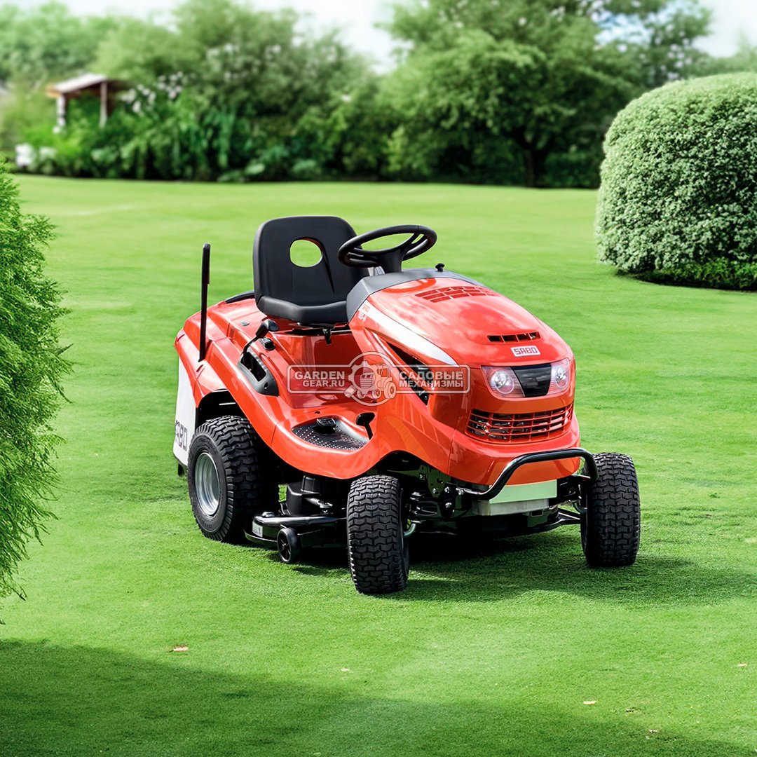 Садовый трактор SABO 103-H (GER, Sabo V-Twin, 708 куб.см., гидростатика, травосборник 250 л., ширина кошения 102 см, 242 кг.)