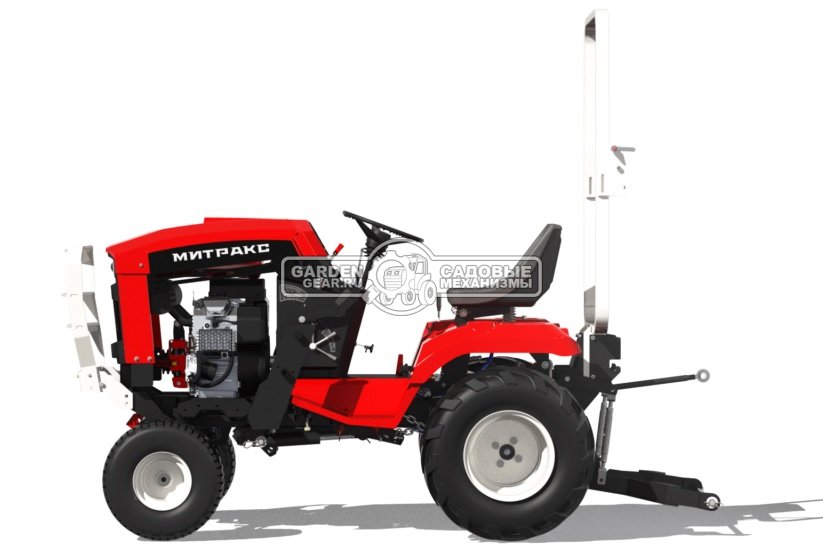 Садовый трактор Митракс Т150 на газонных колесах (RUS, Zongshen 750 куб.см., 24 л.с., гидростатич. трансмиссия, трехточечная сцепка, 535 кг)