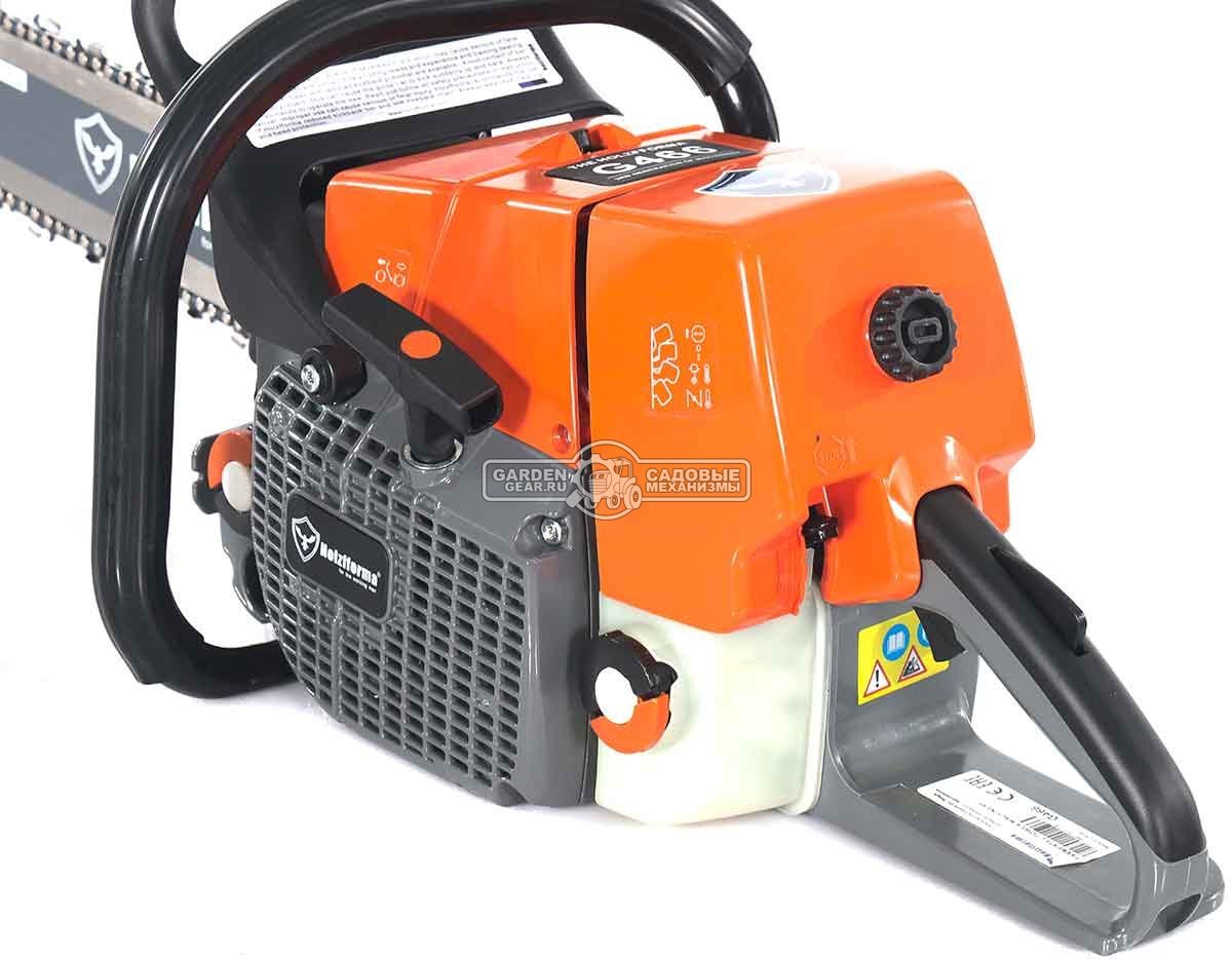 Бензопила Holzfforma G466 20" (PRC, 76,5 куб.см., 4,5 кВт/6,0 л.с., 3/8", 1,6 мм., 72E, 6,5 кг.)