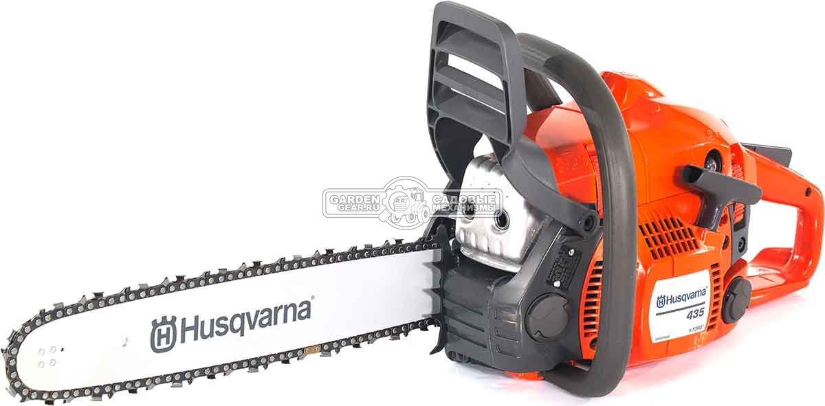 Бензопила Husqvarna 435 II 15" (SWE, 40.9 куб.см., 1.6 кВт/2.2 л.с., X-Torq, 0.325-1.3-64, 4.2 кг)