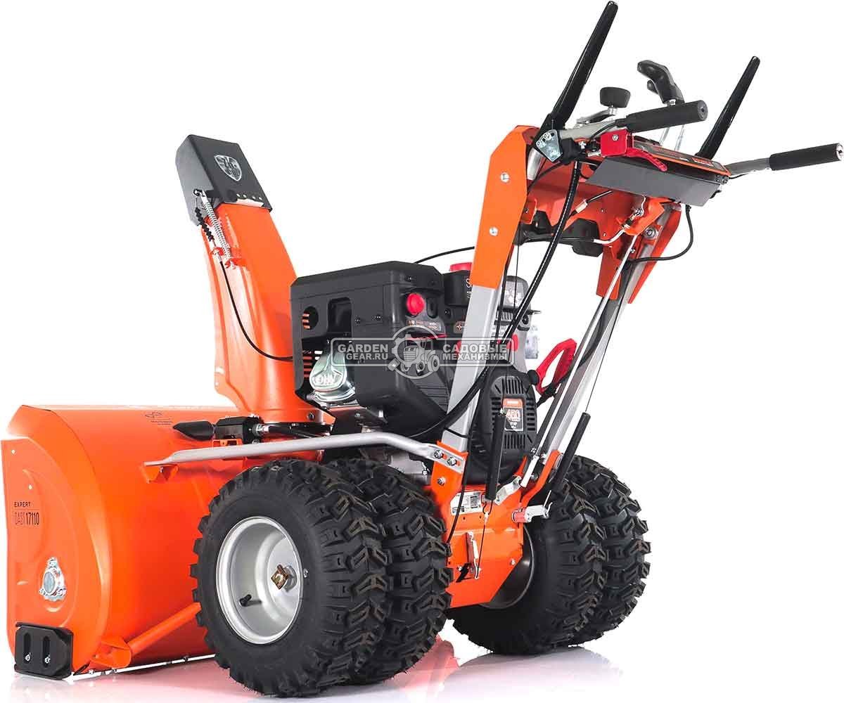 Снегоуборщик Daewoo DAST 17110 (PRC, 108 см., Daewoo, 450 куб.см., эл/стартер 220В, фара, скорости 5/2, 4 колеса, подогрев рукояток, 150 кг.)