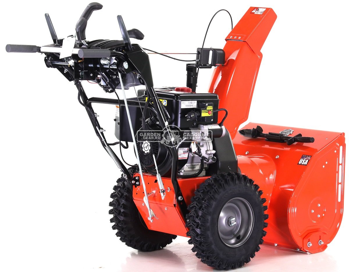 Снегоуборщик Ariens ST 24 SHO EFI Platinum (USA, 60,9 см., Ariens AX, 369 см3, эл/стартер 220В, AutoTurn, фара, подогрев рукояток, 124 кг.)